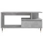 vidaXL Tavolino Salotto Grigio Cemento 90x49x45 cm Legno Multistrato