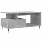 vidaXL Tavolino Salotto Grigio Cemento 90x49x45 cm Legno Multistrato
