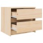 vidaXL Comodini 2 pz 40x31x35,5 cm in Legno Massello di Pino vidaXL Comodini 2 pz 40x31x35,5 cm in Legno Massello di Pino