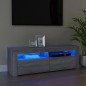 Mobile Porta TV con Luci LED Grigio Sonoma 120x35x40 cmcm Mobile Porta TV con Luci LED Grigio Sonoma 120x35x40 cmcm