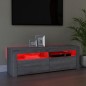 Mobile Porta TV con Luci LED Grigio Sonoma 120x35x40 cmcm Mobile Porta TV con Luci LED Grigio Sonoma 120x35x40 cmcm