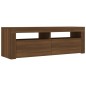 Mobile Porta TV con Luci LED Rovere Marrone 120x35x40 cm Mobile Porta TV con Luci LED Rovere Marrone 120x35x40 cm