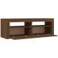 Mobile Porta TV con Luci LED Rovere Marrone 120x35x40 cm Mobile Porta TV con Luci LED Rovere Marrone 120x35x40 cm