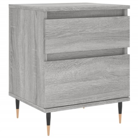 vidaXL Comodino Grigio Sonoma 40x35x50 cm in Legno Multistrato