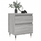 vidaXL Comodino Grigio Sonoma 40x35x50 cm in Legno Multistrato vidaXL Comodino Grigio Sonoma 40x35x50 cm in Legno Multistrato