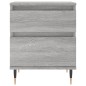 vidaXL Comodino Grigio Sonoma 40x35x50 cm in Legno Multistrato vidaXL Comodino Grigio Sonoma 40x35x50 cm in Legno Multistrato