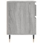 vidaXL Comodino Grigio Sonoma 40x35x50 cm in Legno Multistrato vidaXL Comodino Grigio Sonoma 40x35x50 cm in Legno Multistrato