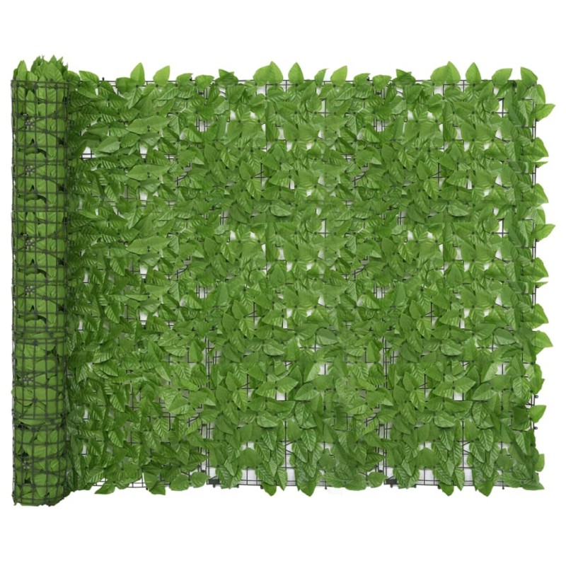 Paravento da Balcone con Foglie Verdi 500x150 cm Paravento da Balcone con Foglie Verdi 500x150 cm