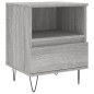 vidaXL Comodino Grigio Sonoma 40x35x50 cm in Legno Multistrato vidaXL Comodino Grigio Sonoma 40x35x50 cm in Legno Multistrato