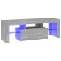Mobile Porta TV con Luci LED Grigio Sonoma 120x35x40 cmcm Mobile Porta TV con Luci LED Grigio Sonoma 120x35x40 cmcm