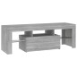 Mobile Porta TV con Luci LED Grigio Sonoma 120x35x40 cmcm Mobile Porta TV con Luci LED Grigio Sonoma 120x35x40 cmcm