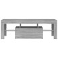 Mobile Porta TV con Luci LED Grigio Sonoma 120x35x40 cmcm Mobile Porta TV con Luci LED Grigio Sonoma 120x35x40 cmcm