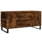 vidaXL Tavolino da Salotto Rovere Fumo 102x44,5x50cm Legno Multistrato vidaXL Tavolino da Salotto Rovere Fumo 102x44,5x50cm Legno Multistrato