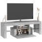 Mobile Porta TV con Luci LED Grigio Sonoma 120x35x40 cmcm Mobile Porta TV con Luci LED Grigio Sonoma 120x35x40 cmcm