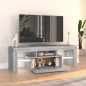 Mobile Porta TV con Luci LED Grigio Sonoma 120x35x40 cmcm Mobile Porta TV con Luci LED Grigio Sonoma 120x35x40 cmcm