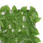 Paravento da Balcone con Foglie Verdi 500x150 cm Paravento da Balcone con Foglie Verdi 500x150 cm