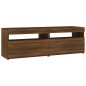 Mobile Porta TV con Luci LED Rovere Marrone 120x35x40 cm Mobile Porta TV con Luci LED Rovere Marrone 120x35x40 cm