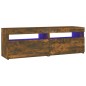 Mobile Porta TV con Luci LED Rovere Fumo 120x35x40 cm Mobile Porta TV con Luci LED Rovere Fumo 120x35x40 cm