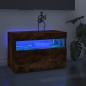 Mobile Porta TV con Luci LED Rovere Fumo 60x35x40 cm Mobile Porta TV con Luci LED Rovere Fumo 60x35x40 cm
