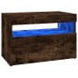 Mobile Porta TV con Luci LED Rovere Fumo 60x35x40 cm Mobile Porta TV con Luci LED Rovere Fumo 60x35x40 cm