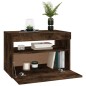 Mobile Porta TV con Luci LED Rovere Fumo 60x35x40 cm Mobile Porta TV con Luci LED Rovere Fumo 60x35x40 cm