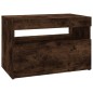 Mobile Porta TV con Luci LED Rovere Fumo 60x35x40 cm Mobile Porta TV con Luci LED Rovere Fumo 60x35x40 cm