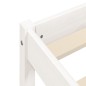 vidaXL Giroletto Bianco 140x200 cm in Legno Massello di Pino vidaXL Giroletto Bianco 140x200 cm in Legno Massello di Pino