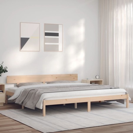 vidaXL Giroletto 200x200 cm in Legno Massello di Pino