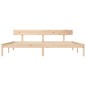 vidaXL Giroletto 200x200 cm in Legno Massello di Pino vidaXL Giroletto 200x200 cm in Legno Massello di Pino