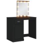 vidaXL Toeletta con Luci LED Nera 90x42x132,5 cm vidaXL Toeletta con Luci LED Nera 90x42x132,5 cm