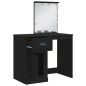 vidaXL Toeletta con Luci LED Nera 90x42x132,5 cm vidaXL Toeletta con Luci LED Nera 90x42x132,5 cm