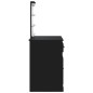 vidaXL Toeletta con Luci LED Nera 90x42x132,5 cm vidaXL Toeletta con Luci LED Nera 90x42x132,5 cm