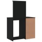 vidaXL Toeletta con Luci LED Nera 90x42x132,5 cm vidaXL Toeletta con Luci LED Nera 90x42x132,5 cm
