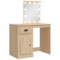 vidaXL Toeletta con Luci LED Rovere Sonoma 90x42x132,5 cm vidaXL Toeletta con Luci LED Rovere Sonoma 90x42x132,5 cm