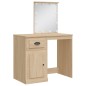 vidaXL Toeletta con Luci LED Rovere Sonoma 90x42x132,5 cm vidaXL Toeletta con Luci LED Rovere Sonoma 90x42x132,5 cm
