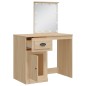 vidaXL Toeletta con Luci LED Rovere Sonoma 90x42x132,5 cm vidaXL Toeletta con Luci LED Rovere Sonoma 90x42x132,5 cm