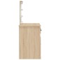 vidaXL Toeletta con Luci LED Rovere Sonoma 90x42x132,5 cm vidaXL Toeletta con Luci LED Rovere Sonoma 90x42x132,5 cm