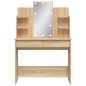 vidaXL Toeletta con Luci LED Rovere Sonoma 96x40x142 cm vidaXL Toeletta con Luci LED Rovere Sonoma 96x40x142 cm