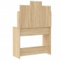 vidaXL Toeletta con Luci LED Rovere Sonoma 96x40x142 cm vidaXL Toeletta con Luci LED Rovere Sonoma 96x40x142 cm