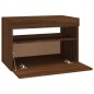 Mobili Porta TV con Luci LED 2 pz Rovere Marrone 60x35x40 cm Mobili Porta TV con Luci LED 2 pz Rovere Marrone 60x35x40 cm