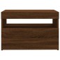 Mobili Porta TV con Luci LED 2 pz Rovere Marrone 60x35x40 cm Mobili Porta TV con Luci LED 2 pz Rovere Marrone 60x35x40 cm