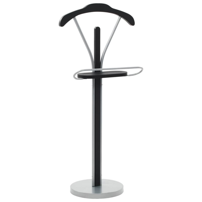 vidaXL Appendiabiti 45x35x107 cm Nero e Grigio vidaXL Appendiabiti 45x35x107 cm Nero e Grigio