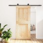 vidaXL Porta Scorrevole con Set Hardware 90x210 cm Legno Massello Pino vidaXL Porta Scorrevole con Set Hardware 90x210 cm Legno Massello Pino