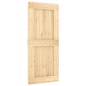 vidaXL Porta Scorrevole con Set Hardware 90x210 cm Legno Massello Pino vidaXL Porta Scorrevole con Set Hardware 90x210 cm Legno Massello Pino