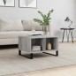 vidaXL Tavolino da Salotto grigio sonoma 60x50x36,5 cm in Multistrato