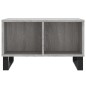 vidaXL Tavolino da Salotto grigio sonoma 60x50x36,5 cm in Multistrato