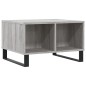 vidaXL Tavolino da Salotto grigio sonoma 60x50x36,5 cm in Multistrato