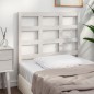 Testiera per Letto Bianca 105,5x4x100 cm Legno Massello di Pino Testiera per Letto Bianca 105,5x4x100 cm Legno Massello di Pino