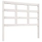 Testiera per Letto Bianca 105,5x4x100 cm Legno Massello di Pino Testiera per Letto Bianca 105,5x4x100 cm Legno Massello di Pino
