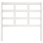 Testiera per Letto Bianca 105,5x4x100 cm Legno Massello di Pino Testiera per Letto Bianca 105,5x4x100 cm Legno Massello di Pino